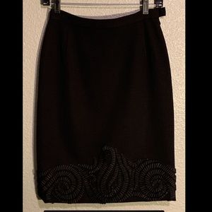 Oscar De La Renta Wool Skirt